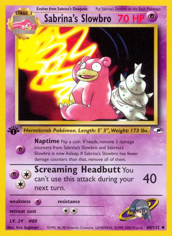 Sabrina's Slowbro Gym Heroes 60