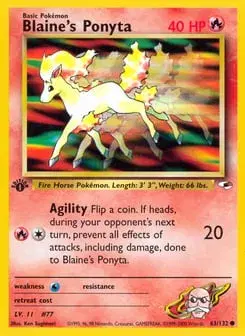 Blaine's Ponyta Gym Heroes