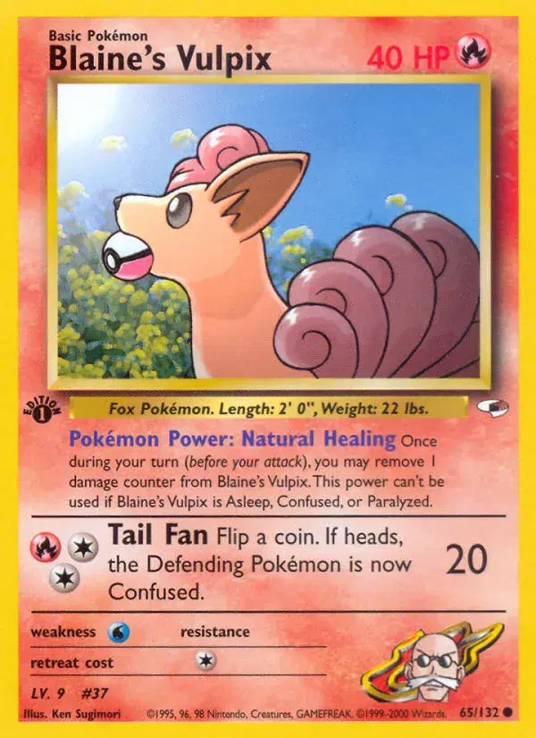 Blaine's Vulpix Gym Heroes 65