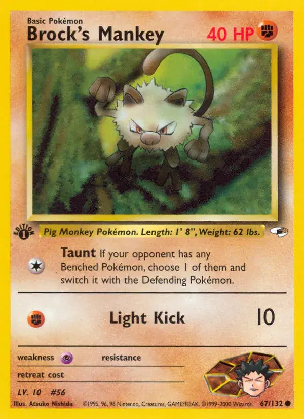 Brock's Mankey Gym Heroes 67