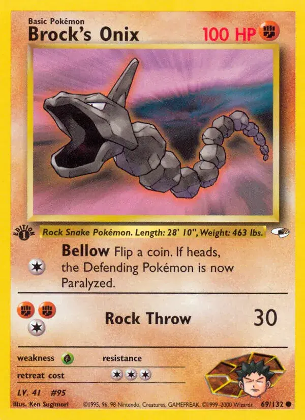 Brock's Onix Gym Heroes 69