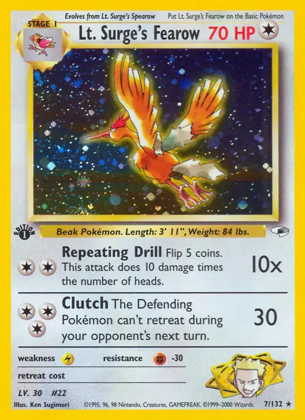 Lt. Surge's Fearow Gym Heroes 7