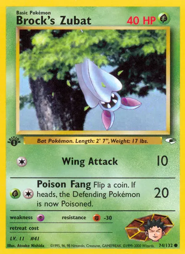 Brock's Zubat Gym Heroes 74