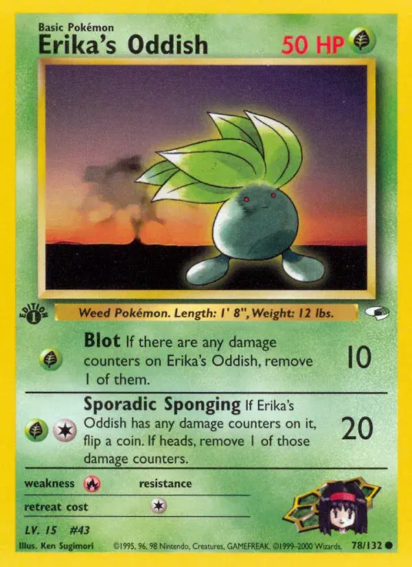 Erika's Oddish Gym Heroes 78