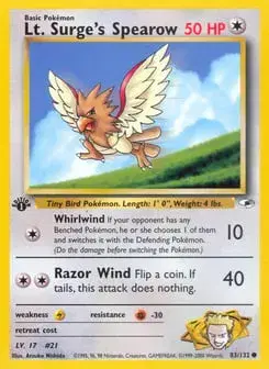 Lt. Surge's Spearow Gym Heroes