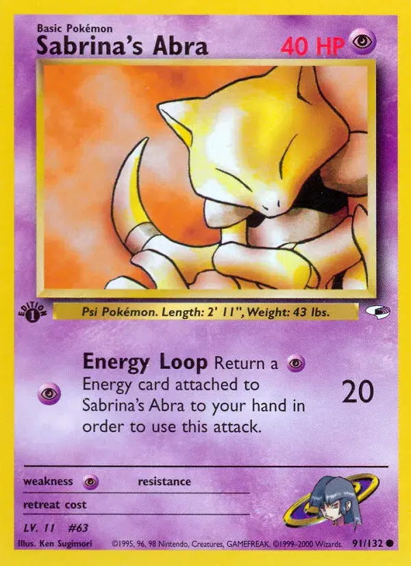 Sabrina's Abra Gym Heroes 91