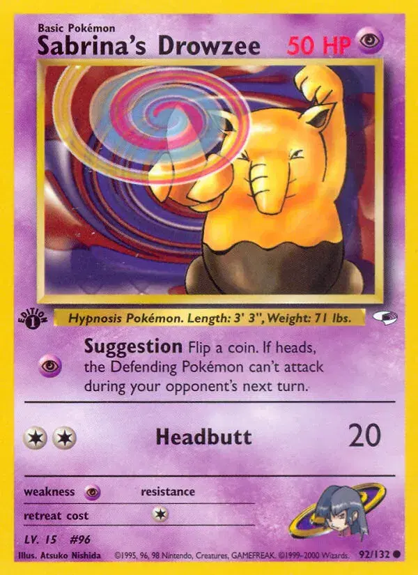 Sabrina's Drowzee Gym Heroes 92