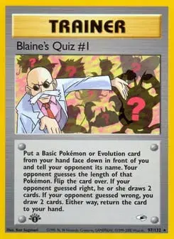 Blaine's Quiz #1 Gym Heroes