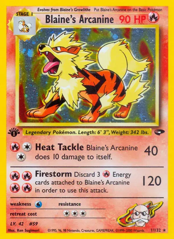 Blaine's Arcanine Gym Challenge 1