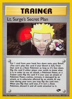 Lt. Surge's Secret Plan Gym Challenge