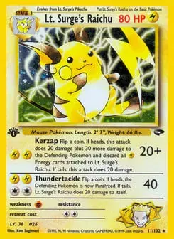 Lt. Surge's Raichu Gym Challenge