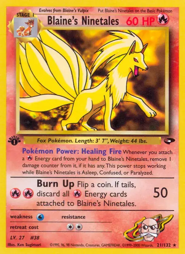 Blaine's Ninetales Gym Challenge 21