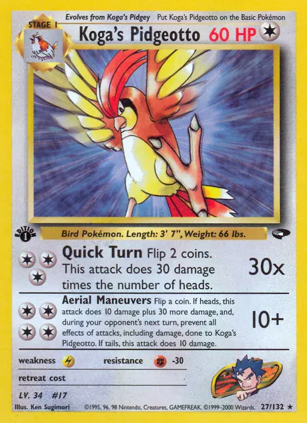Koga's Pidgeotto Gym Challenge 27