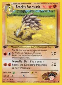 Brock's Sandslash Gym Challenge