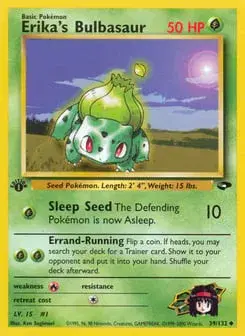 Erika's Bulbasaur Gym Challenge