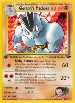 Giovanni's Machoke Gym Challenge