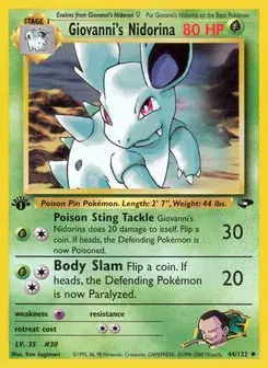 Giovanni's Nidorina Gym Challenge