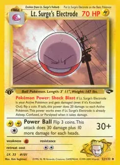 Lt. Surge's Electrode Gym Challenge