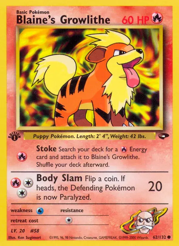 Blaine's Growlithe Gym Challenge 62