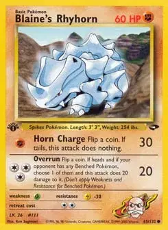 Blaine's Rhyhorn Gym Challenge