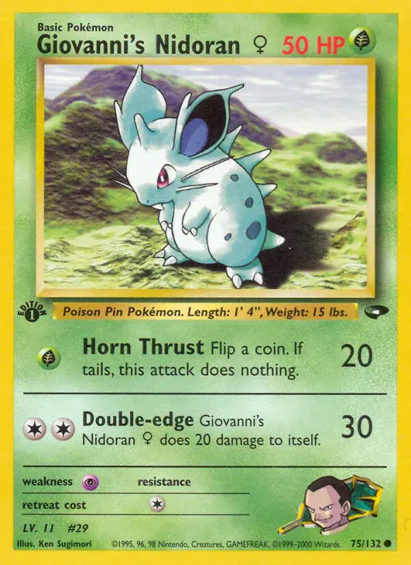 Giovanni's Nidoran ♀ Gym Challenge 75