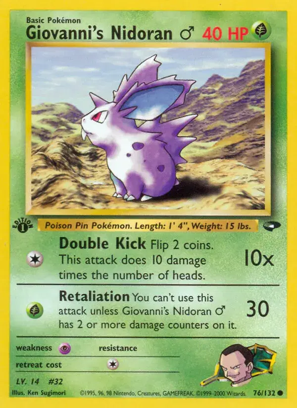 Giovanni's Nidoran ♂ Gym Challenge 76