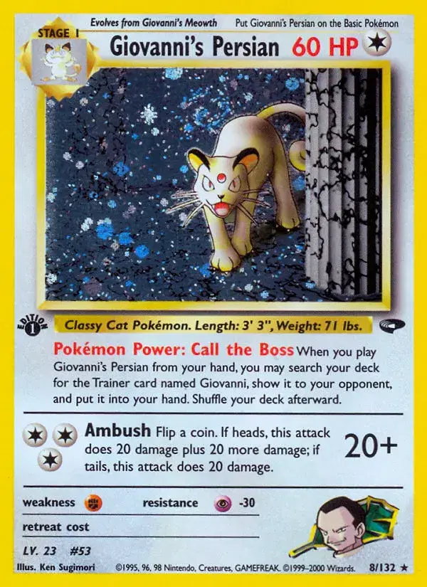 Giovanni's Persian Gym Challenge 8