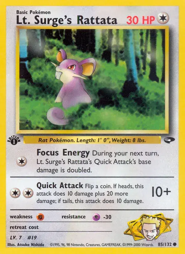 Lt. Surge's Rattata Gym Challenge 85