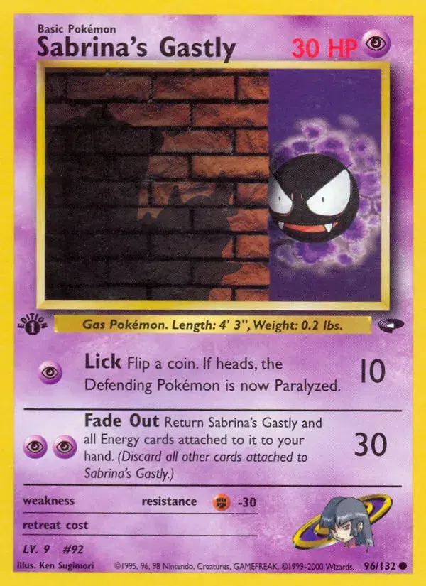 Sabrina's Gastly Gym Challenge 96