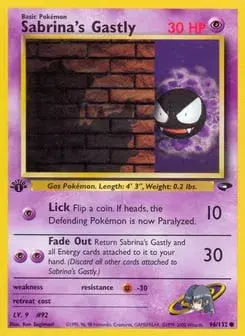 Sabrina's Gastly Gym Challenge