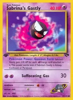 Sabrina's Gastly Gym Challenge