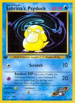 Sabrina's Psyduck Gym Challenge