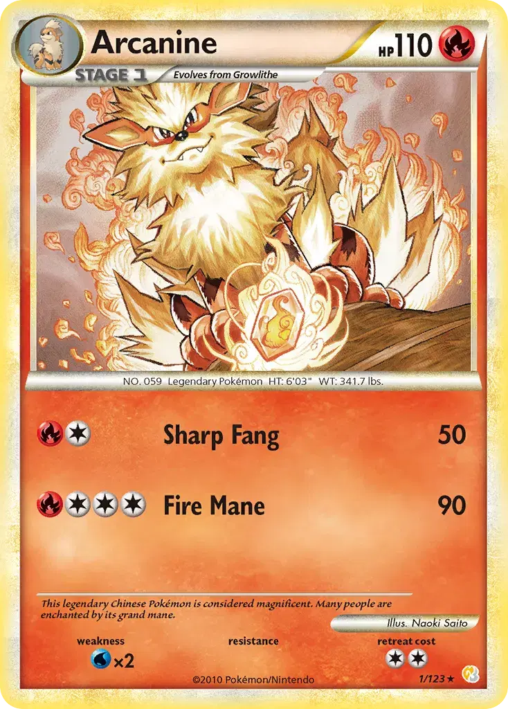 Arcanine HeartGold & SoulSilver 1