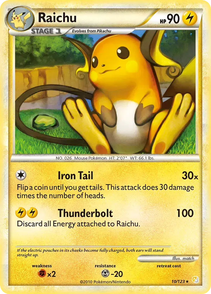 Raichu HeartGold & SoulSilver 10