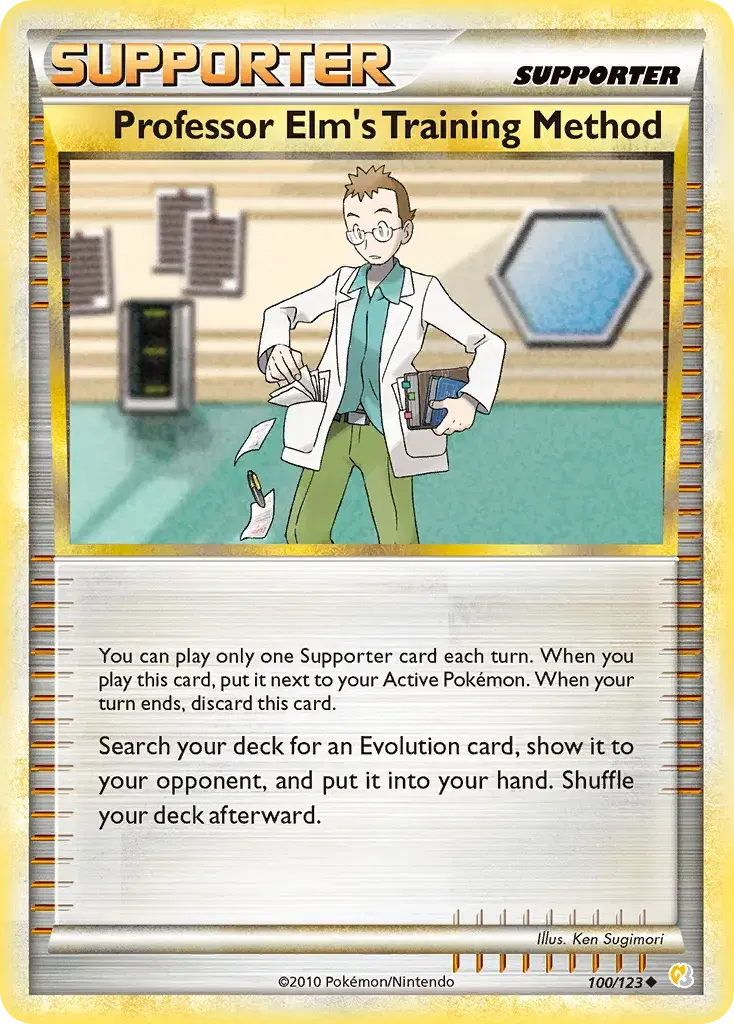Professor Elm's Training Method HeartGold & SoulSilver 100