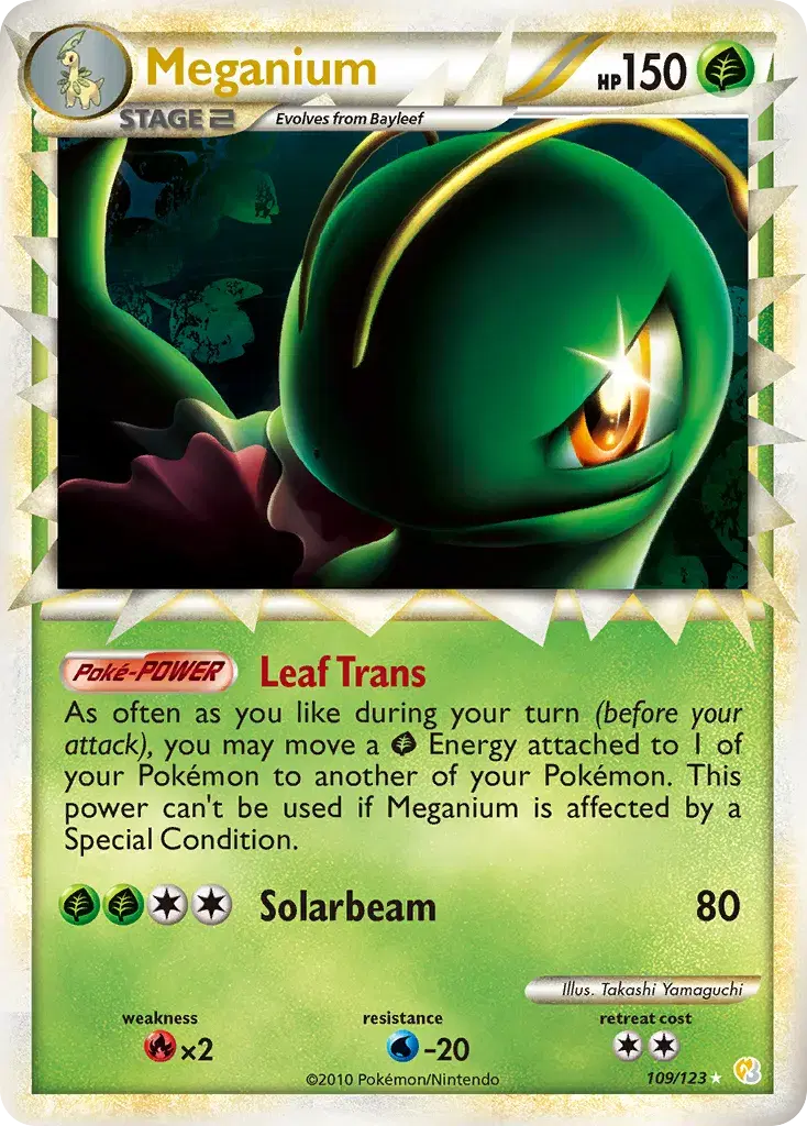 Meganium HeartGold & SoulSilver 109