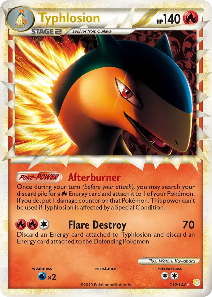 Typhlosion HeartGold & SoulSilver 110