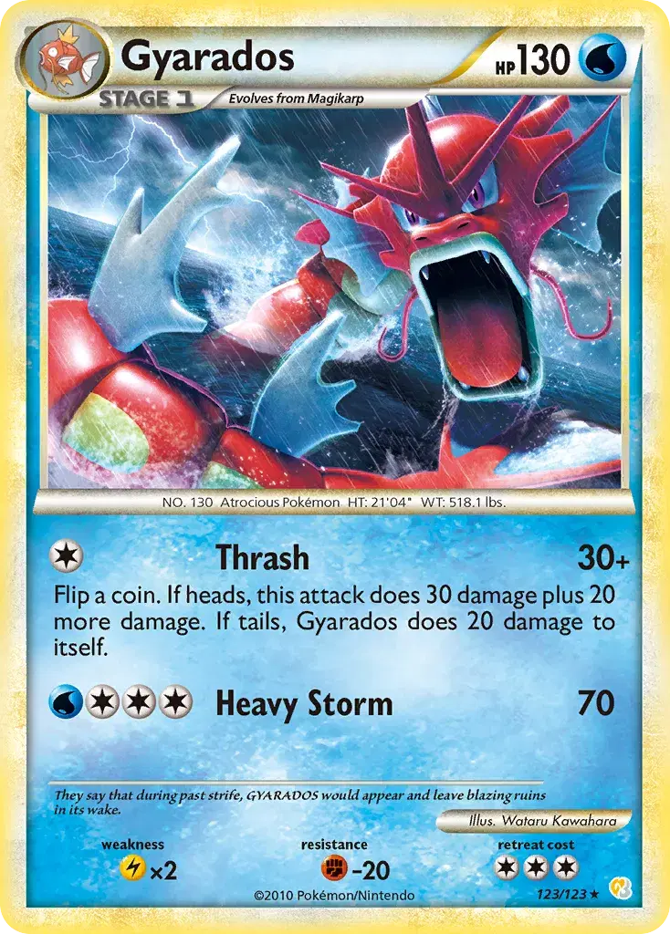 Gyarados HeartGold & SoulSilver 123