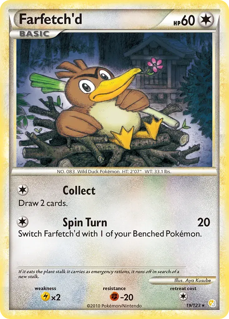 Farfetch'd HeartGold & SoulSilver 19