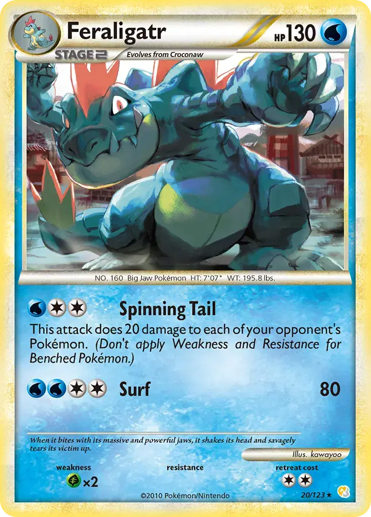 Feraligatr HeartGold & SoulSilver 20