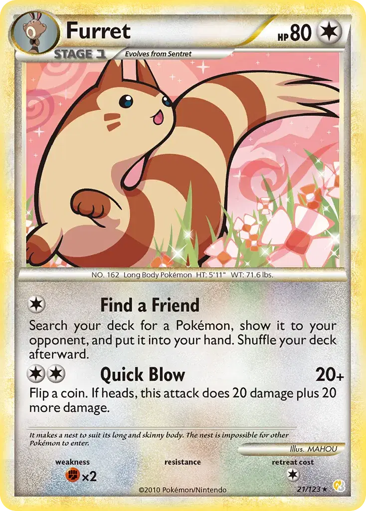 Furret HeartGold & SoulSilver 21