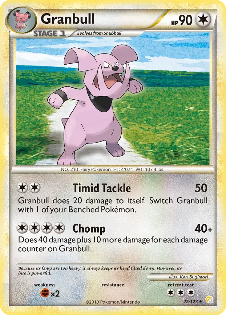 Granbull HeartGold & SoulSilver 22
