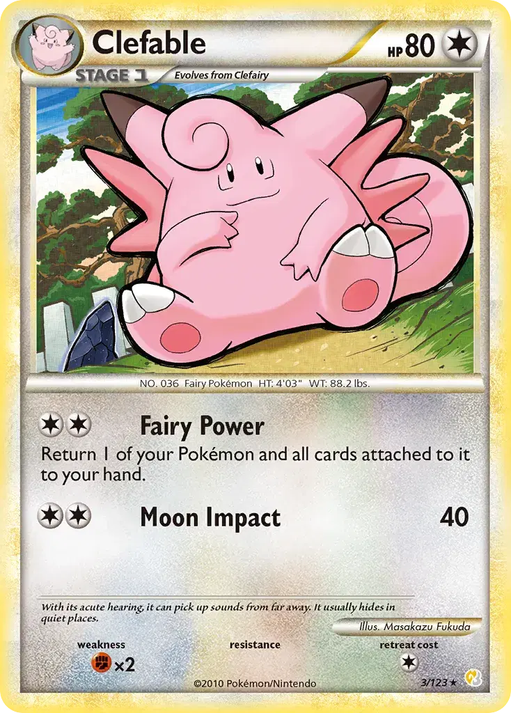 Clefable HeartGold & SoulSilver 3