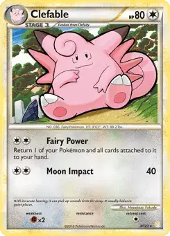 Clefable HeartGold & SoulSilver