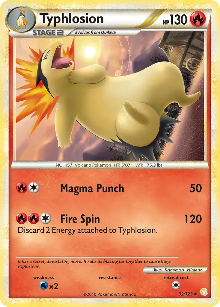 Typhlosion HeartGold & SoulSilver 32