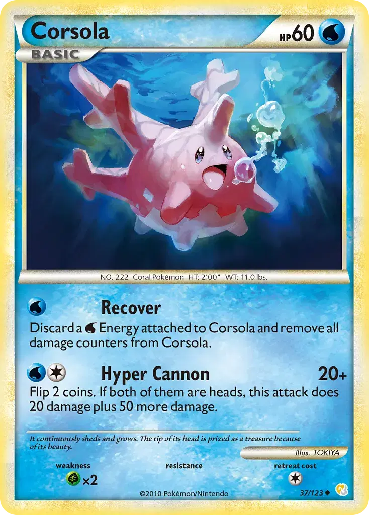 Corsola HeartGold & SoulSilver 37