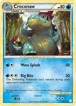 Croconaw HeartGold & SoulSilver
