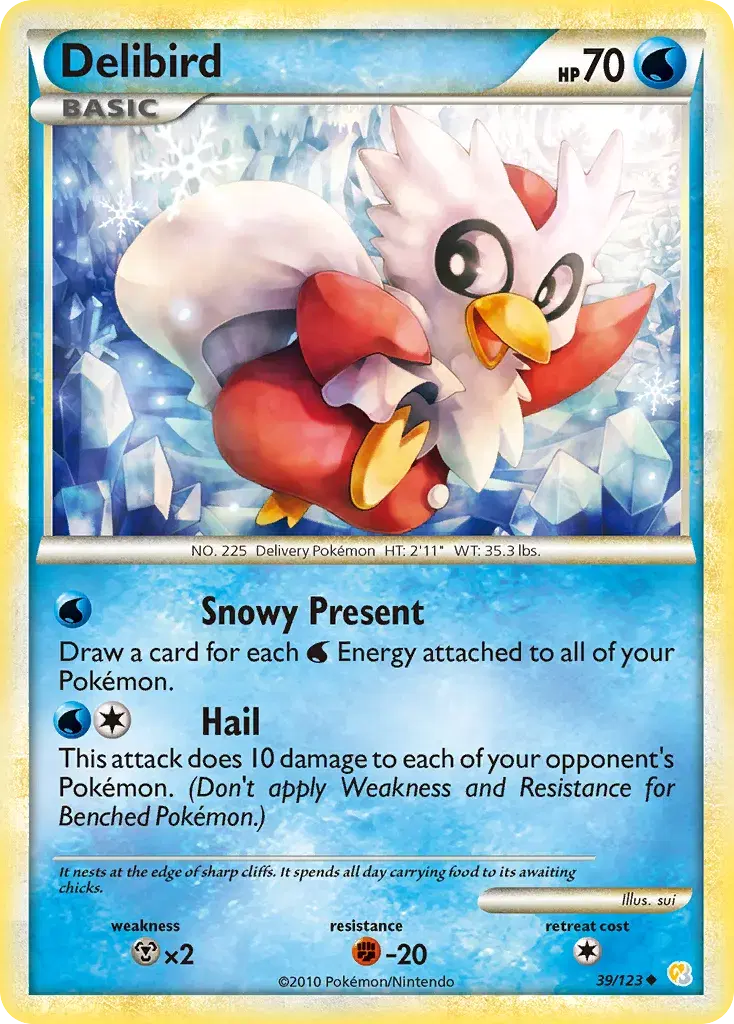 Delibird HeartGold & SoulSilver 39