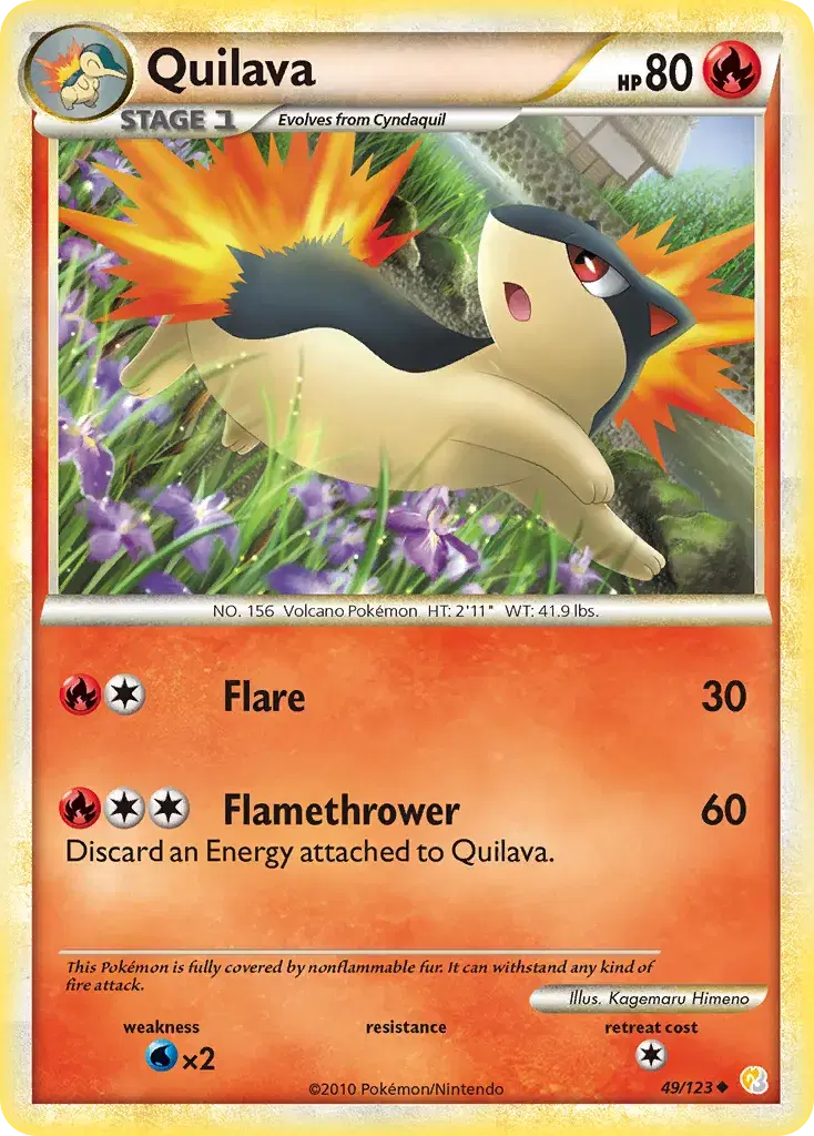 Quilava HeartGold & SoulSilver 49