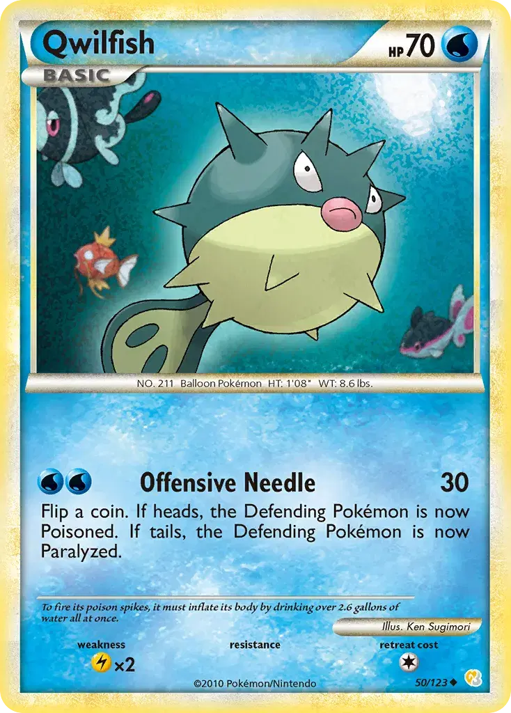 Qwilfish HeartGold & SoulSilver 50